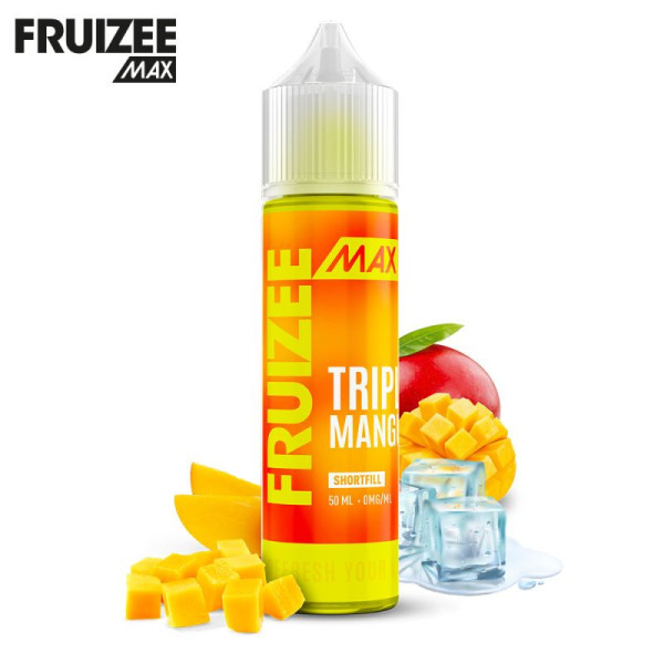E-liquide Fruizee Max Triple Mangue 50ml – Eliquid France – Triple concentration