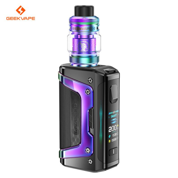 Kit Aegis Legend 5 + Z Subohm 5 GeekVape Aurora Rainbow 200W