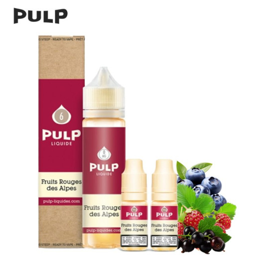 Pack Fruits Rouges Des Alpes 60ml Pulp - Fruité Frais