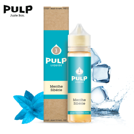 Pack Menthe Sibérie 60ml Pulp - Mentholé