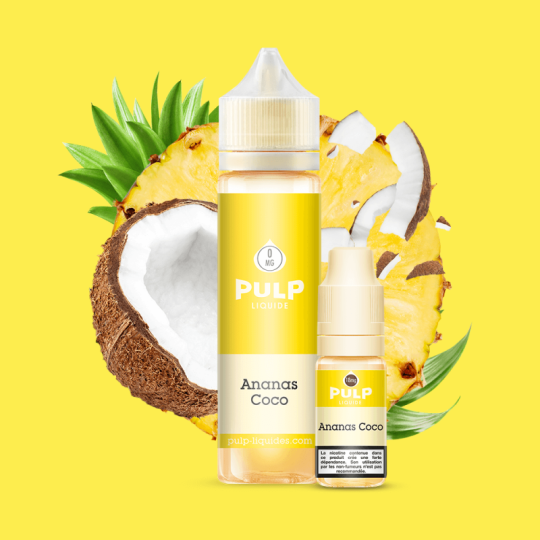 Pack Ananas Coco 60ml Pulp - Boisson