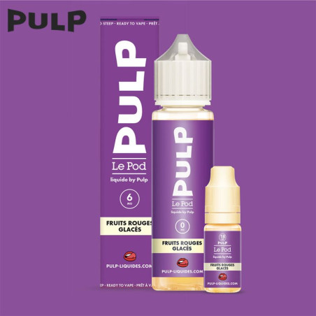 Pack Fruits Rouges Glacés 60ml - Le Pod Liquide by Pulp - Fruité