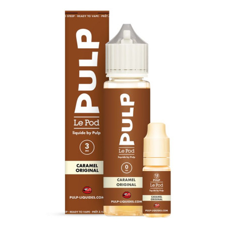 Pack Caramel Original 60ml - Le Pod Liquide by Pulp - Gourmand