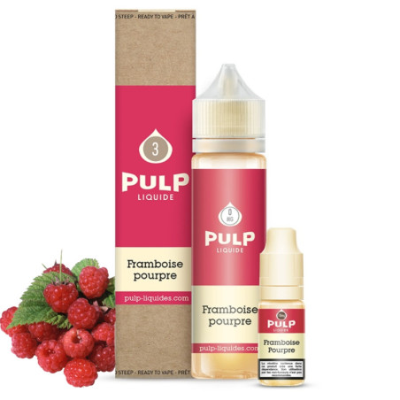 Pack Framboise Pourpre 60ml Pulp - Fruité
