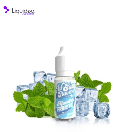 Menthe Fraîche 10ml Wsalt Flavors Liquideo - Mentholé