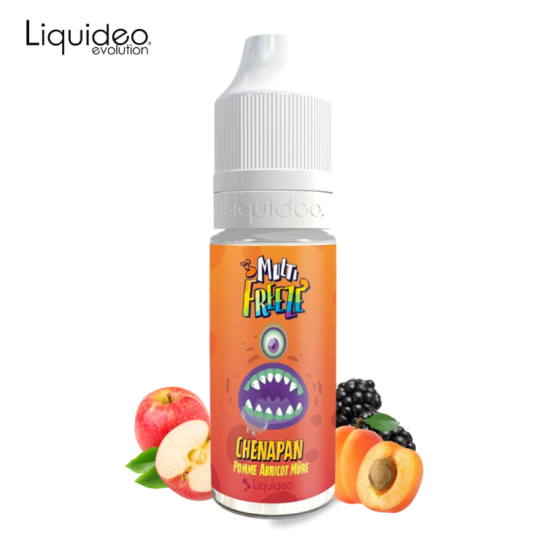 Chenapan Pomme Abricot Mûre 10ml - Multifreeze by Liquideo - Fruité