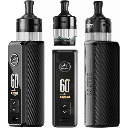 Drag S3 Voopoo Spray Black - Pod 60W 3000mAh