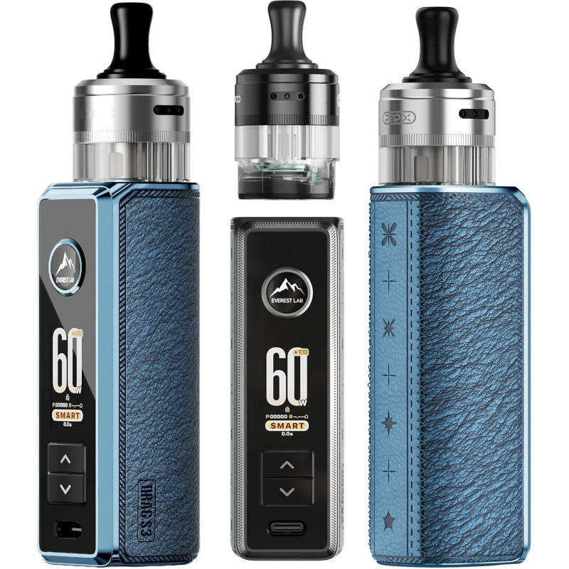Drag S3 Voopoo Blue - Pod 60W 3000mAh