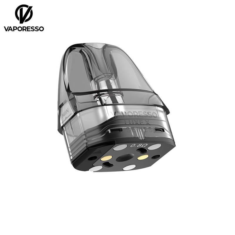 Cartouches Luxe X Series 5ml Vaporesso 0.8 Ohm Flat - Pack 2