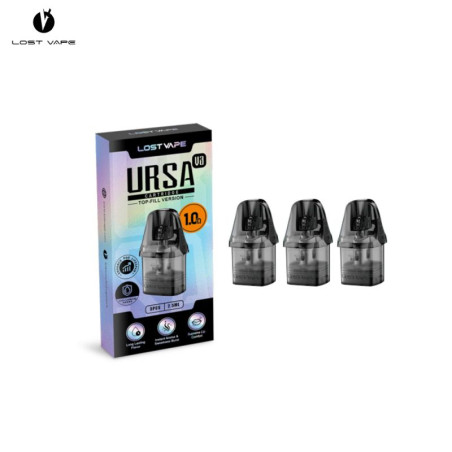 Cartouches Ursa V3 Lost Vape 1.0 Ohm - Pack de 3