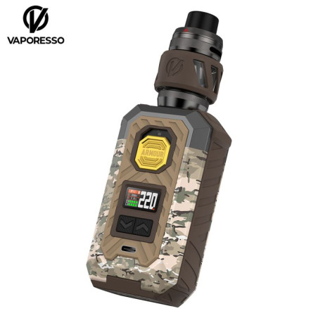 Kit Box Armour Max iTank T 220W Vaporesso Camo Brown