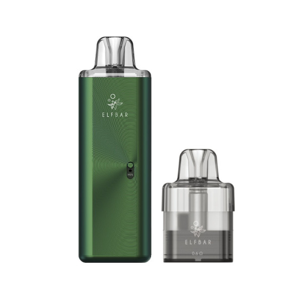 Kit ELFX MEGA Elfbar 2800mAh - Vert - Pod rechargeable