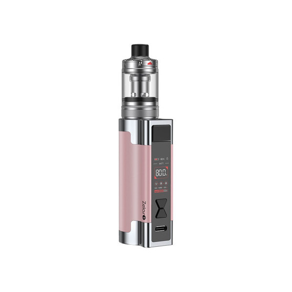 Kit Zelos 3 - Aspire - Compact et Élégant, Atomiseur Nautilus 3, Résistances Variées, Charge Rapide USB-C - Rose