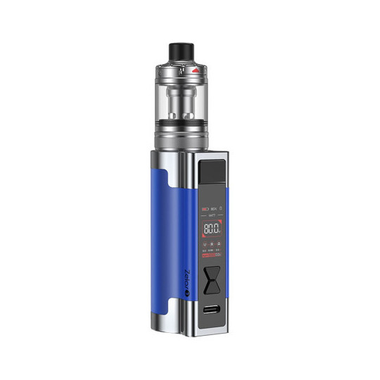Kit Zelos 3 - Aspire - Compact et Élégant, Atomiseur Nautilus 3, Résistances Variées, Charge Rapide USB-C - Bleu