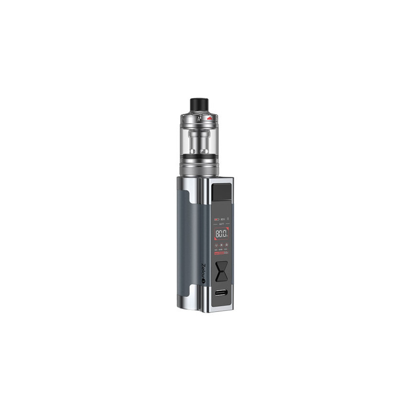 Kit Zelos 3 - Aspire - Compact et Élégant, Atomiseur Nautilus 3, Résistances Variées, Charge Rapide USB-C - Gunmetal