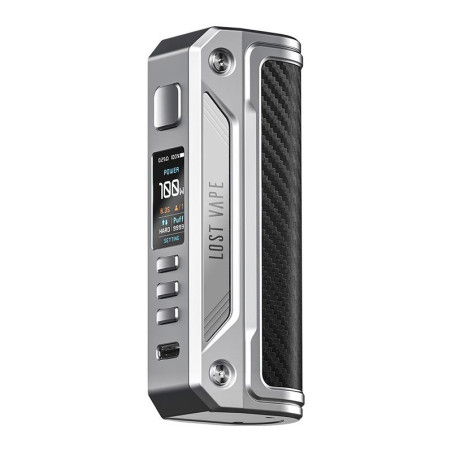 Box Thelema Solo - Lost Vape - Silver Carbon Fiber
