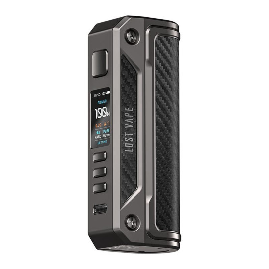 Box Thelema Solo - Lost Vape - Gunmetal Carbon Fiber