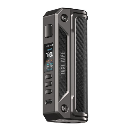 Thelema Solo Box - Lost Vape - Gunmetal Carbon Fibre