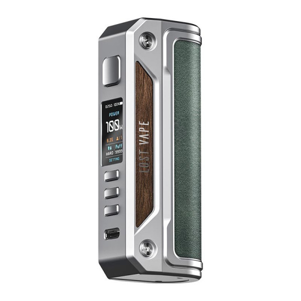 Thelema Solo Box - Lost Vape - Silver/Mineral Green
