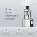 Occasion - Kit GOZee Starter 2100mAh - Innokin - Bleu : Batterie Longue Durée, Résistances Z-Coil, Réservoir 3.5ml
