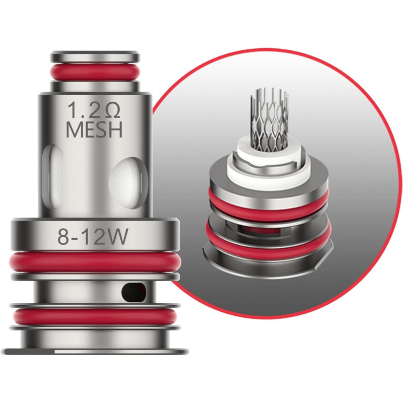 Résistances GTX - Vaporesso -  1.2 ohm Pack de 5
