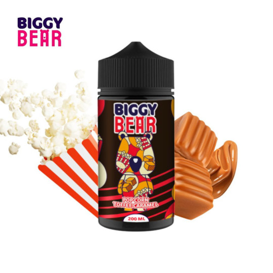 Pop Corn Toffee Caramel 200ml - Biggy Bear