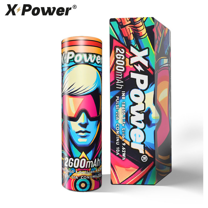 Accu 18650 - X Power - De 2600 à 4000mAh