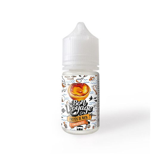 Arôme DIY Pasteis de nata 30ml - Bon Voyage - Le Coq Qui Vape