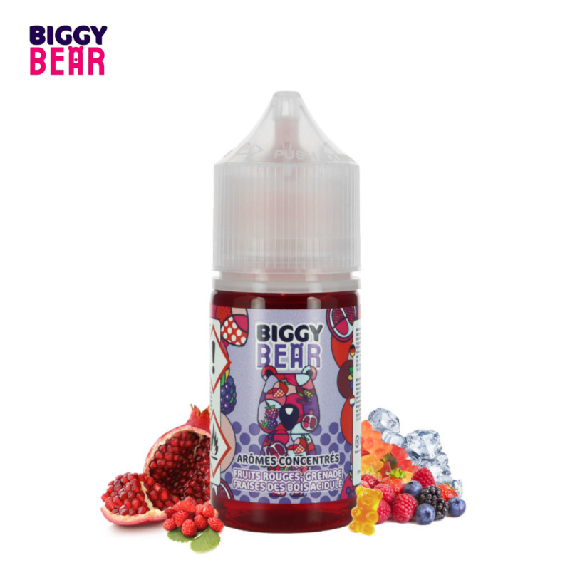Arôme DIY 30ml Fruits Rouges Grenade Fraise des Bois Acidulée  - Biggy Bear