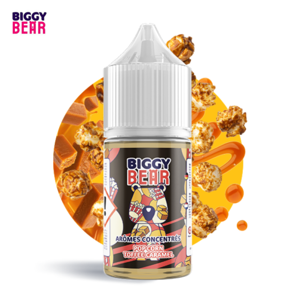 DIY-Aroma 30 ml Popcorn-Toffee-Karamell – Biggy Bear