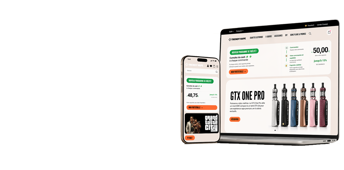 trendyconnect se convierte en TRENDY VAPE
